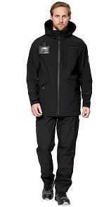 Куртка-софтшелл мужская демисезонная "Геолэндер" черная